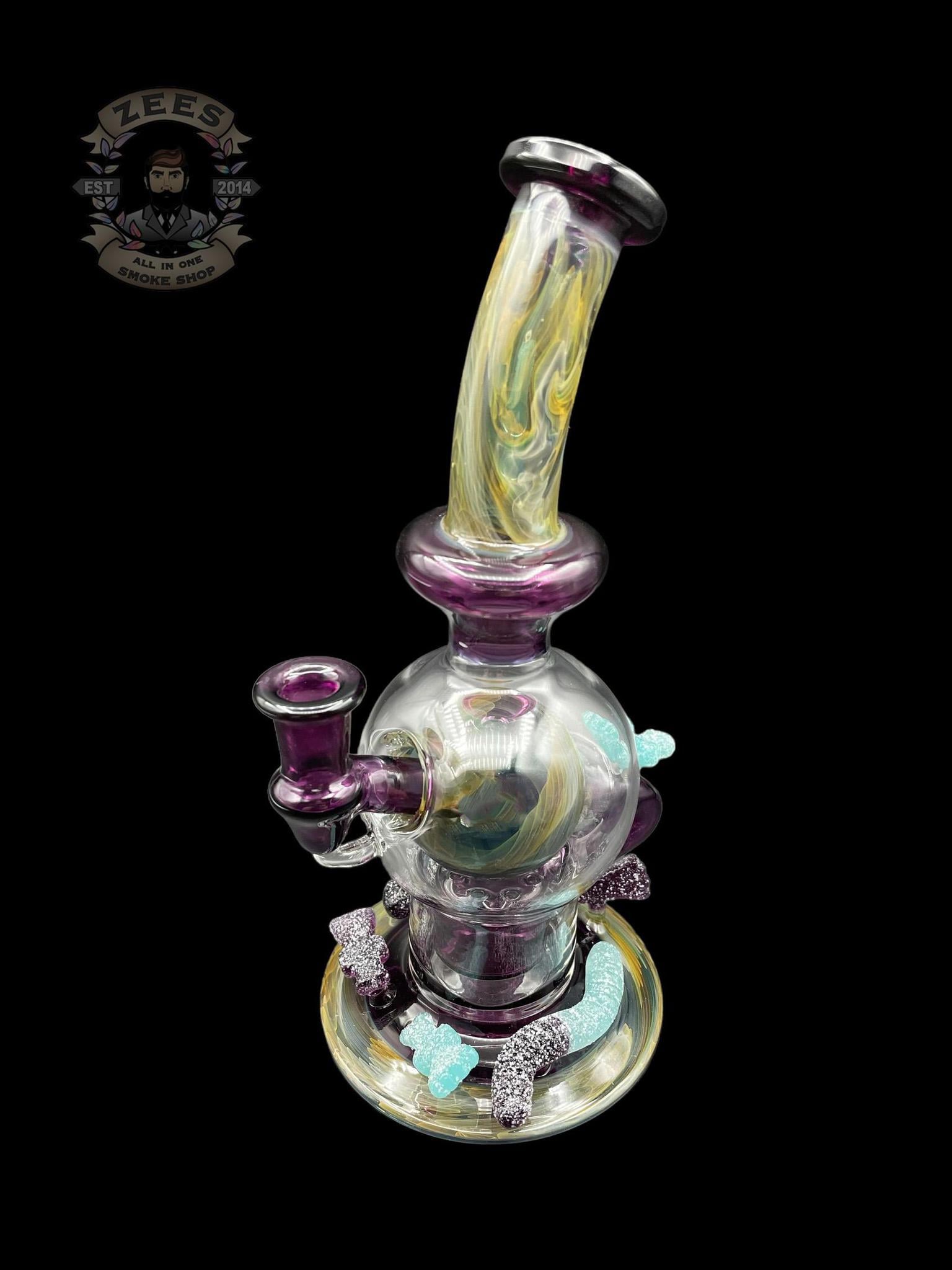 EMPERIAL GLASS: 8" TERRY SHARP COLLAB FOLD FUME GUMMY BALL RIG - Image 2