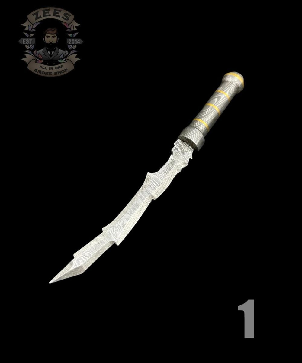 Alternative view of DAMASCUS HK KNIVES: FULL DAMASCUS SWORD DABBER