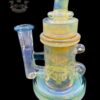 BRONX GLASS: TEAL SILVER FUMED ENCASED OPAL INCYCLER - Image 5