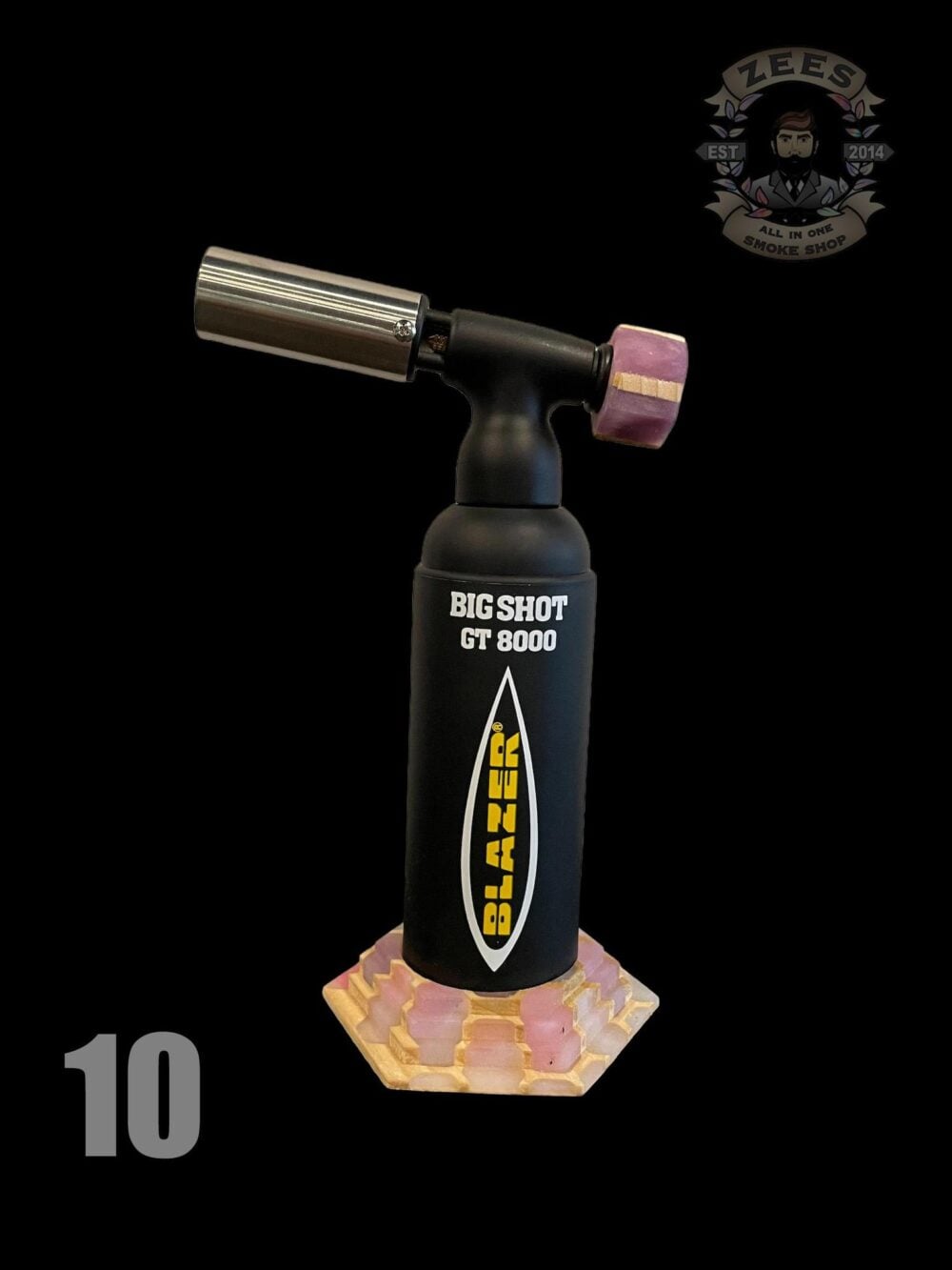 CARVED POURS: RESIN WOOD BLAZER BIG SHOT BASE AND KNOB SET - Zee Vapor