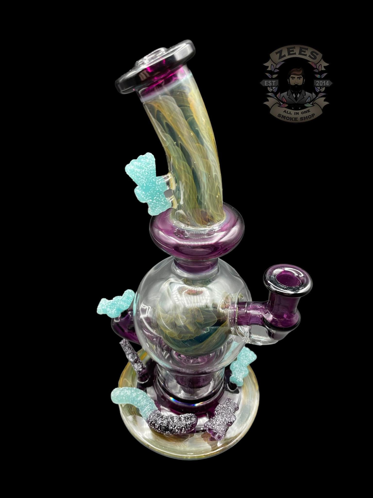 EMPERIAL GLASS: 8" TERRY SHARP COLLAB FOLD FUME GUMMY BALL RIG - Image 5
