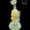 BRONX GLASS: TEAL SILVER FUMED ENCASED OPAL INCYCLER - Image 3