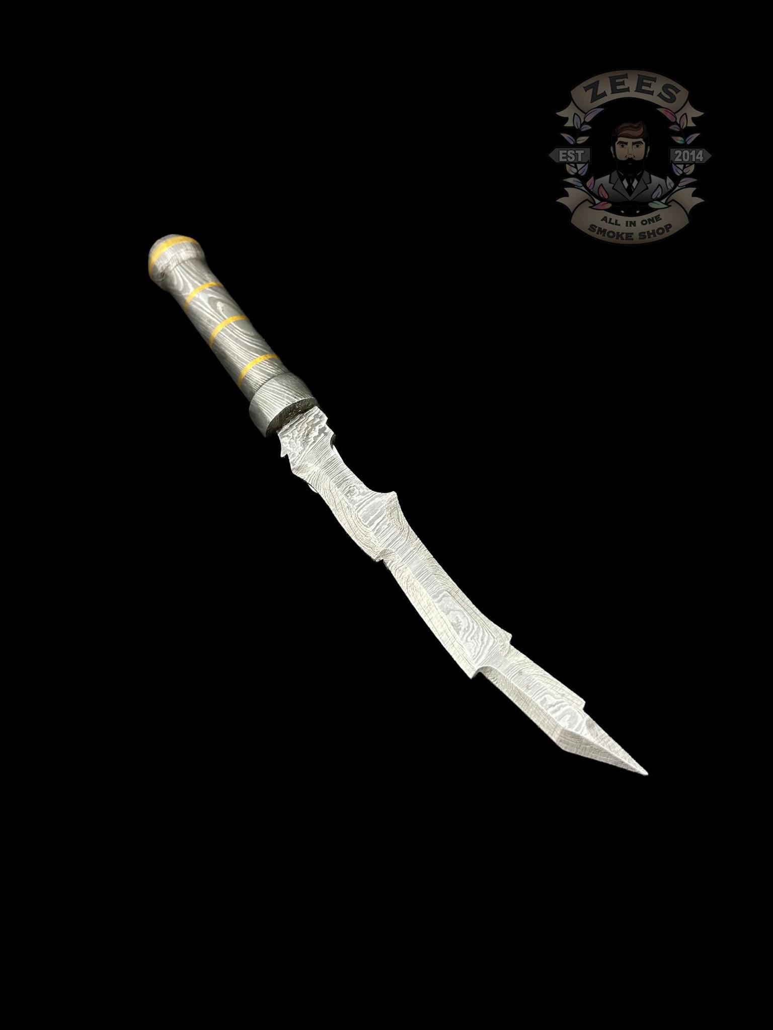 DAMASCUS HK KNIVES: FULL DAMASCUS SWORD DABBER