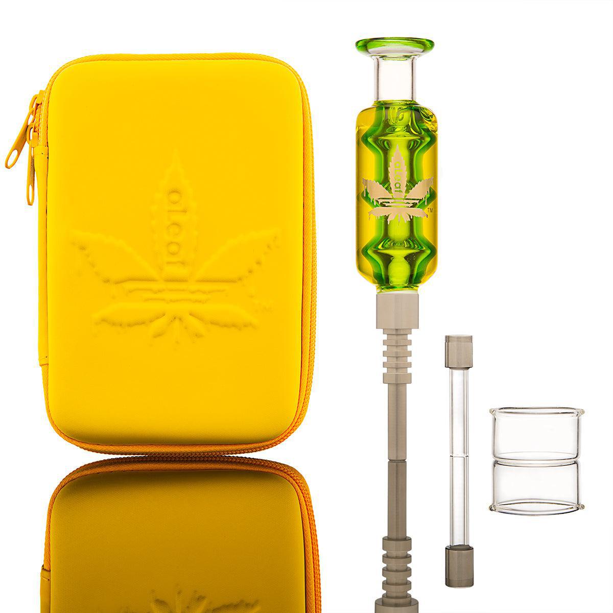 ALEAF GLASS: 6" TWISTED GEL PERCOLATOR NECTAR COLLECTOR - Image 2
