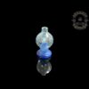 SOUP GLASS: CRUSHED OPAL ENCASED OPAL PUFFCO PEAK BUBBLE CAP - Image 2