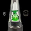 SOUP GLASS: CRUSHED OPAL ENCASED OPAL PUFFCO PEAK BUBBLE CAP - Image 8