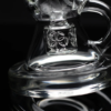 IRIDESCENT GLASS: 8.5" CLEAR SEED OF LIFE BTK RECYCLER - Image 2