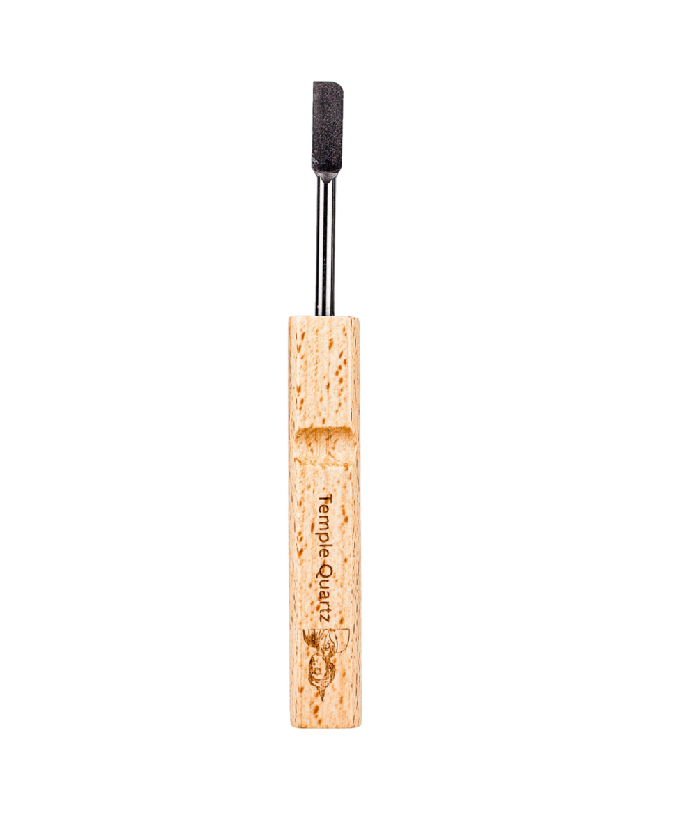 TEMPLE QUARTZ: WOODEN DAB TOOL
