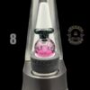 SOUP GLASS: CRUSHED OPAL ENCASED OPAL PUFFCO PEAK BUBBLE CAP - Image 10