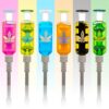 ALEAF GLASS: 6" TWISTED GEL PERCOLATOR NECTAR COLLECTOR