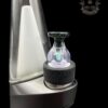 SOUP GLASS: CRUSHED OPAL ENCASED OPAL PUFFCO PEAK BUBBLE CAP