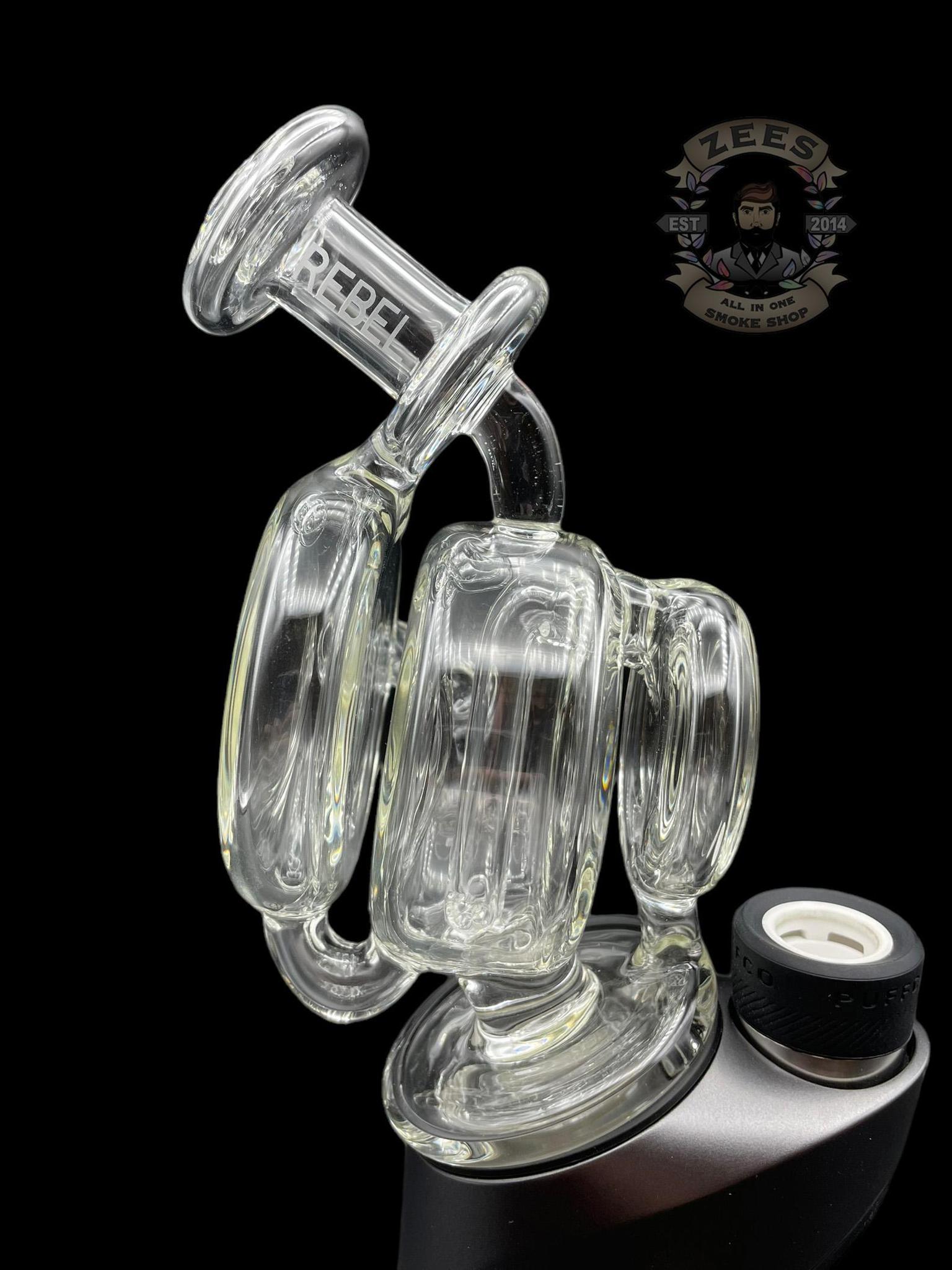 REBEL GLASS: CLEARV2 RECYCLER PUFFCO PEAK ATTACHMENT - Image 3