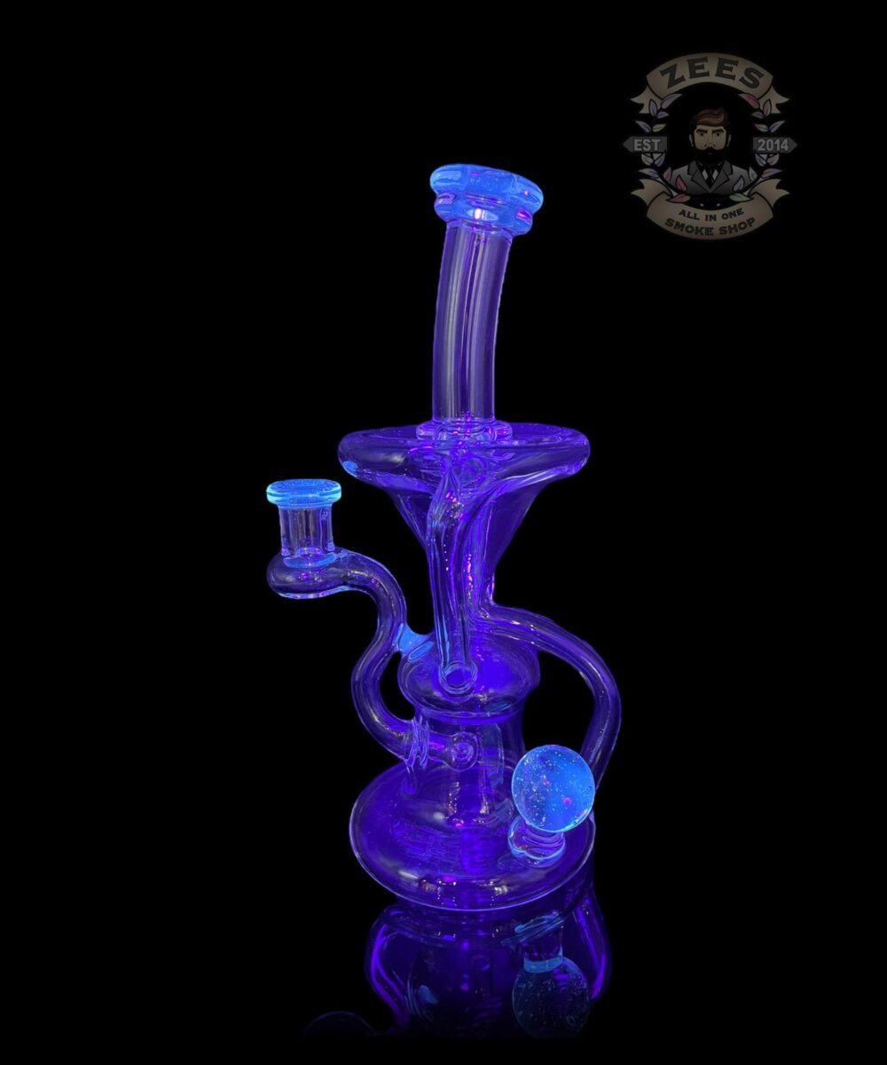 Alternative view of LOGI GLASS ART 2:1 COLOR ACCENT BLU-V FLOATER RECYCLER