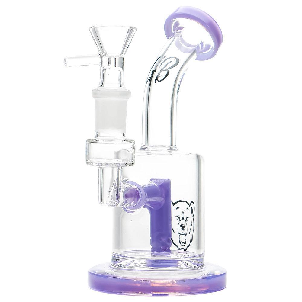Alternative view of GREEN BEAR GLASS: 5" COLOR ACCENTED MINI FIXED RIPPER