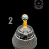 ORGANIK GLASS: ENCASED OPAL PUFFCO PROXY BALL CAP - Image 4