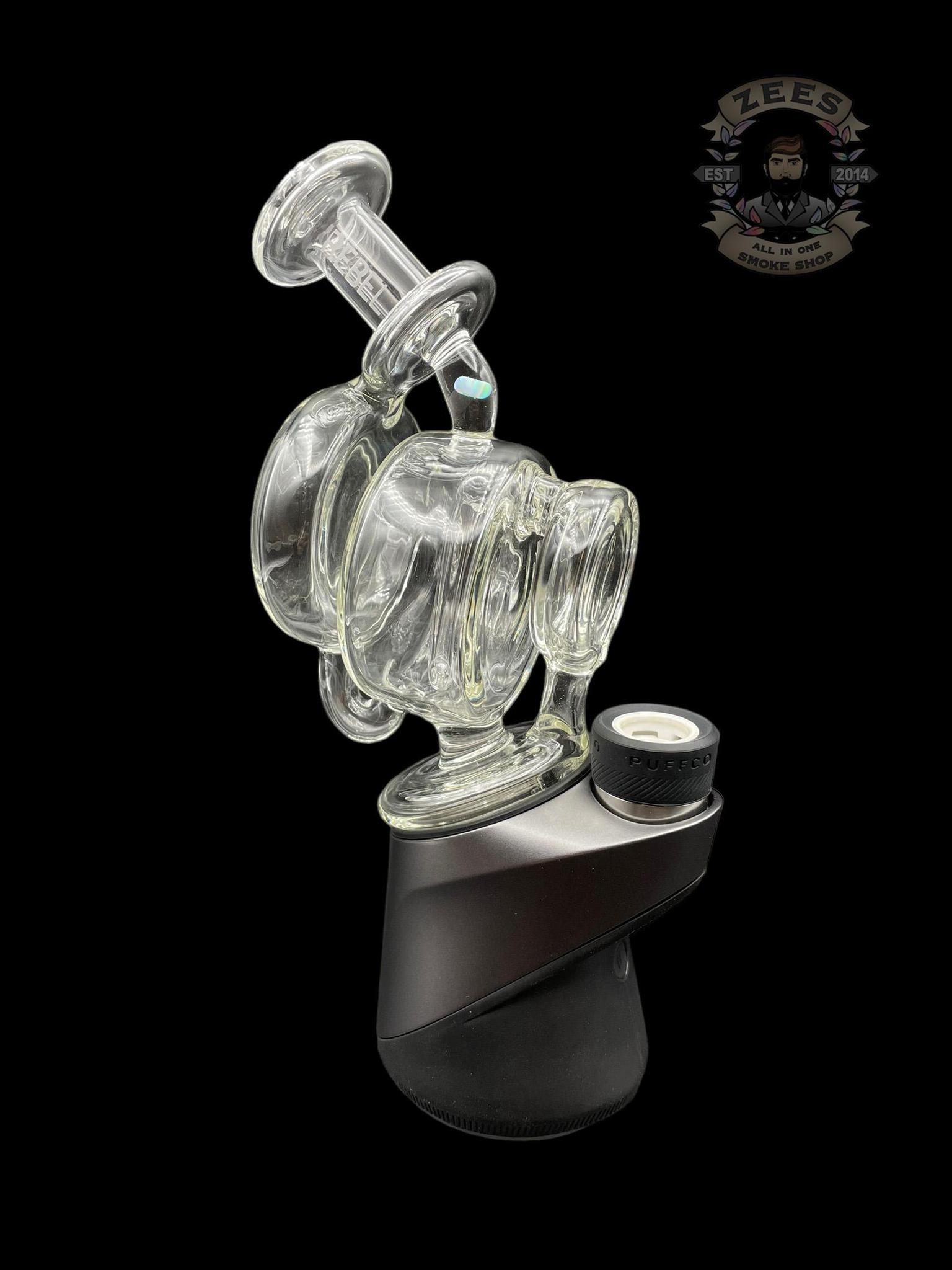 REBEL GLASS: CLEARV2 RECYCLER PUFFCO PEAK ATTACHMENT