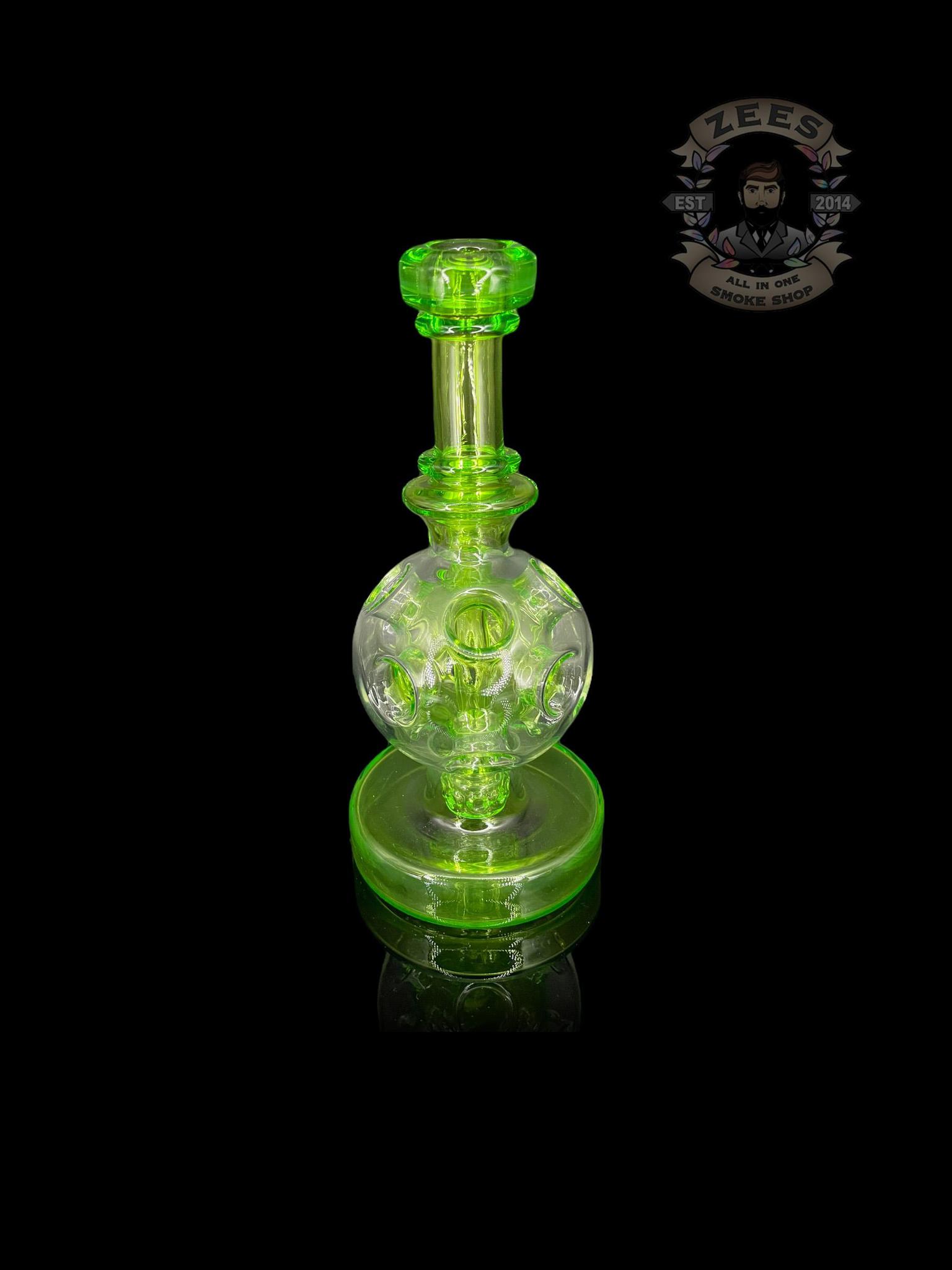 BRENT 503: 8" TEST LAB GREEN EXOSPHERE RIG W/ MATCHING CAP - Image 4