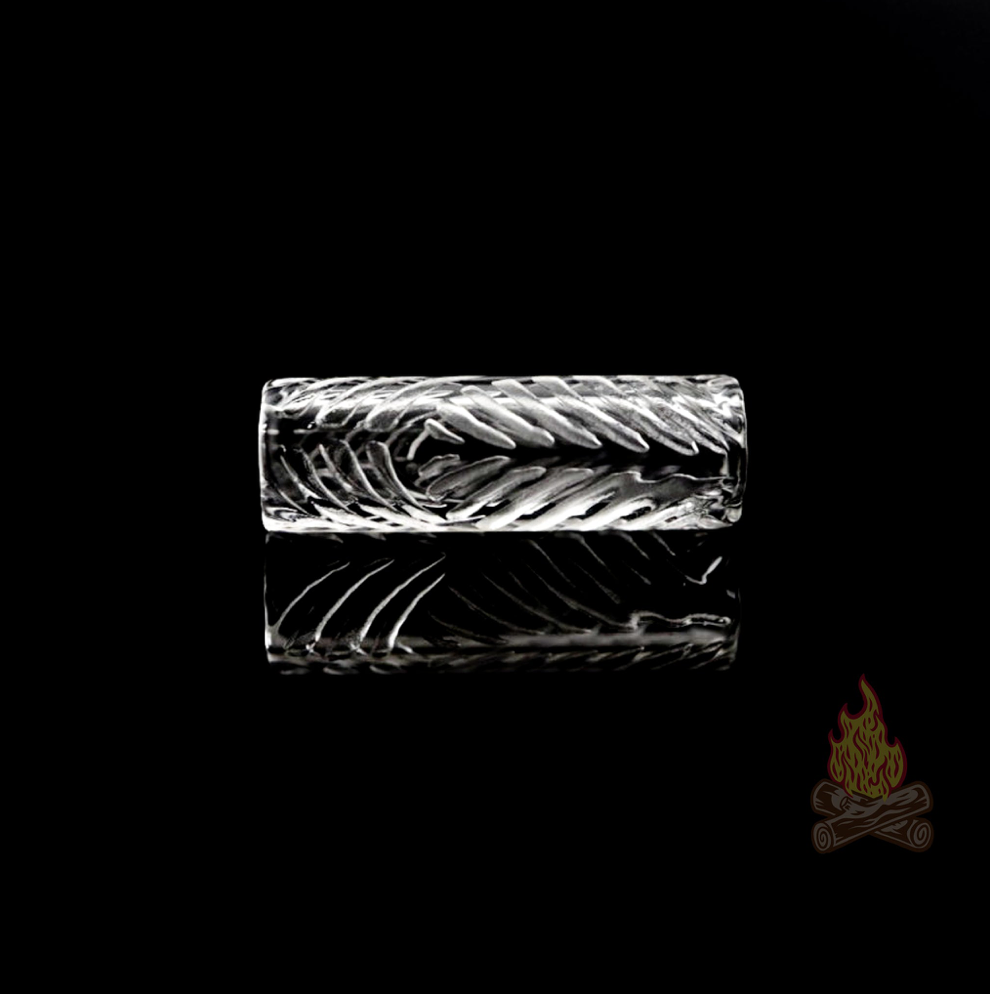 RUBY PEARL CO: QUARTZ SOLID PILLAR 1PC - 6X18MM SPIRAL- SOLID