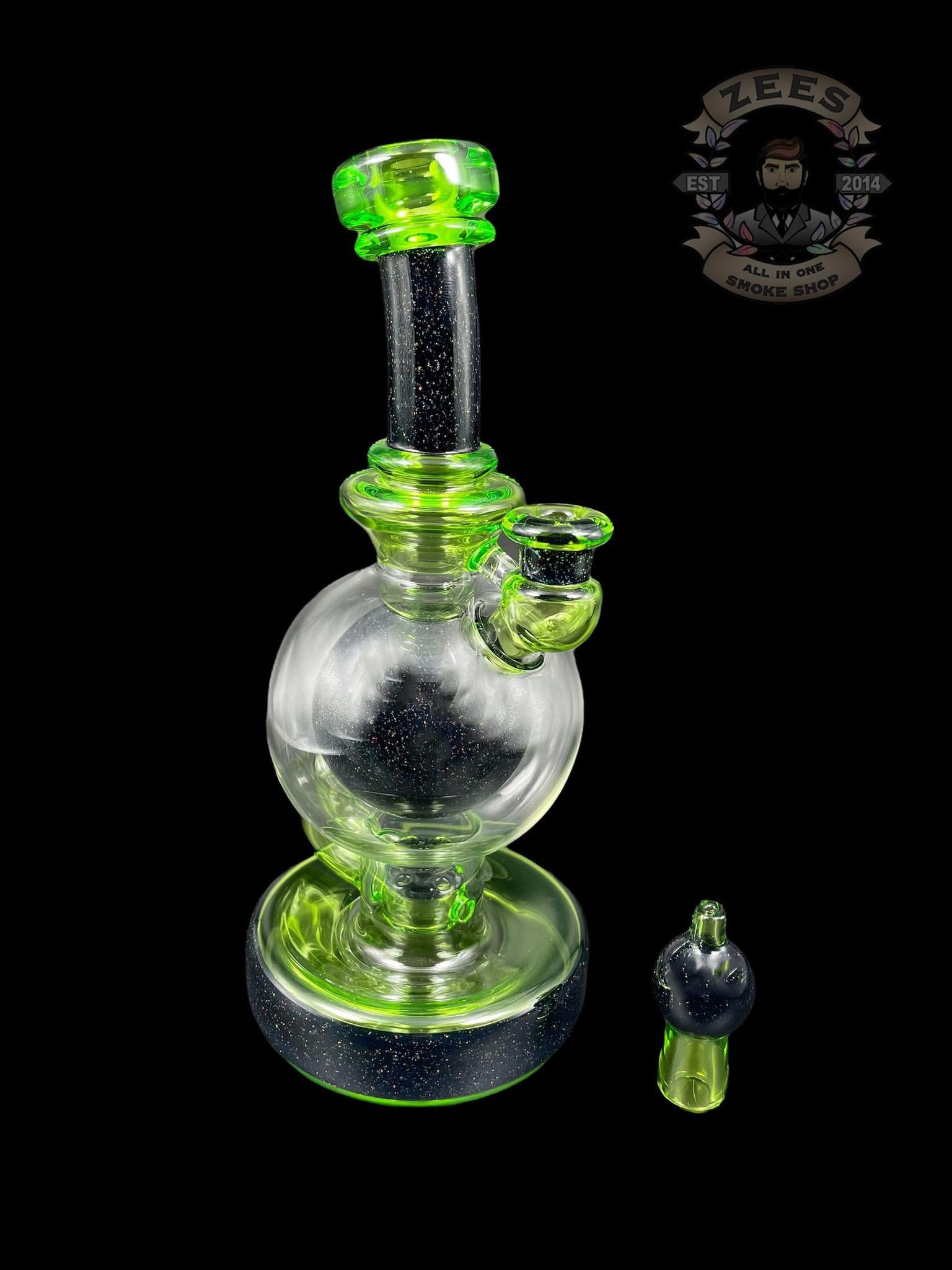 BRENT 503: 8" HATERADE CRUSHED OPAL BALL RIG W/ MATCHING CAP - Image 2