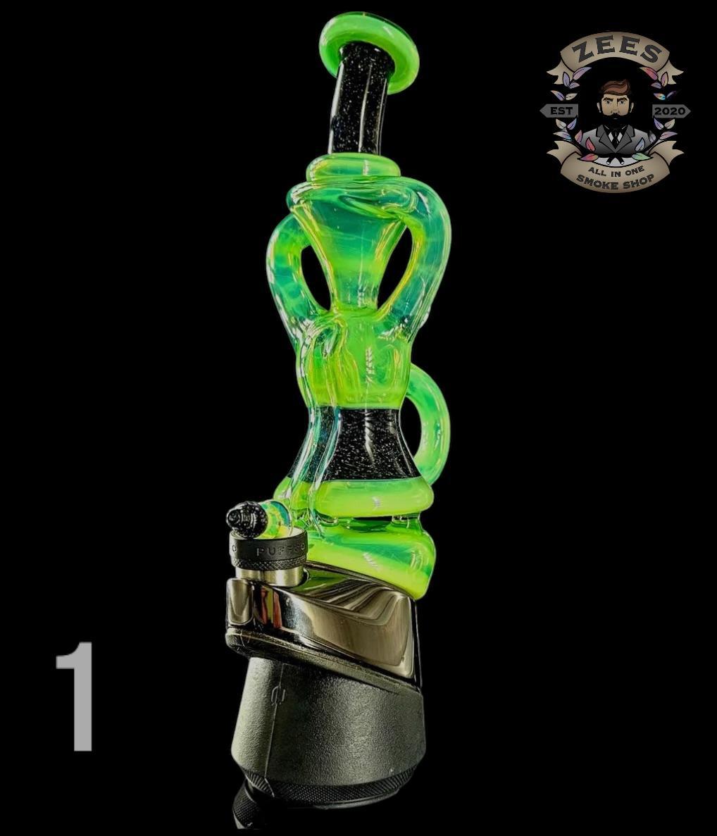 HAPPY TIME GLASS: FULL COLOR PUFFCO PEAK ATTACHMENT