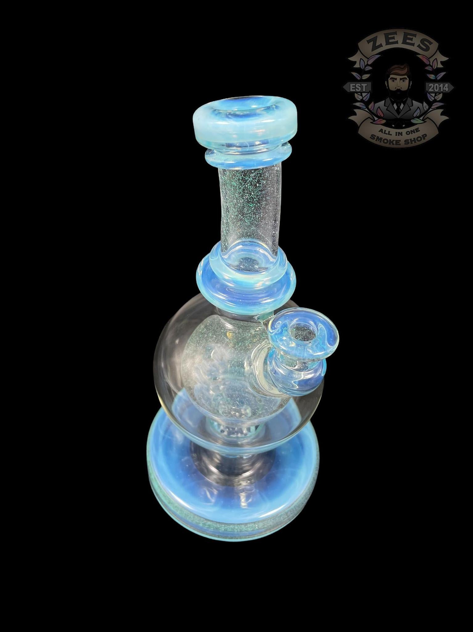 BRENT 503: 8" MOONSTONE CRUSHED OPAL BALL RIG W/ MATCHING CAP - Image 4