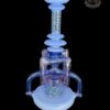 ASIAN KEVIN GLASS 4:2 UPTAKE RECYCLER LIGHT COBALT AND BLUE CHEESE WIG WAG - Image 2