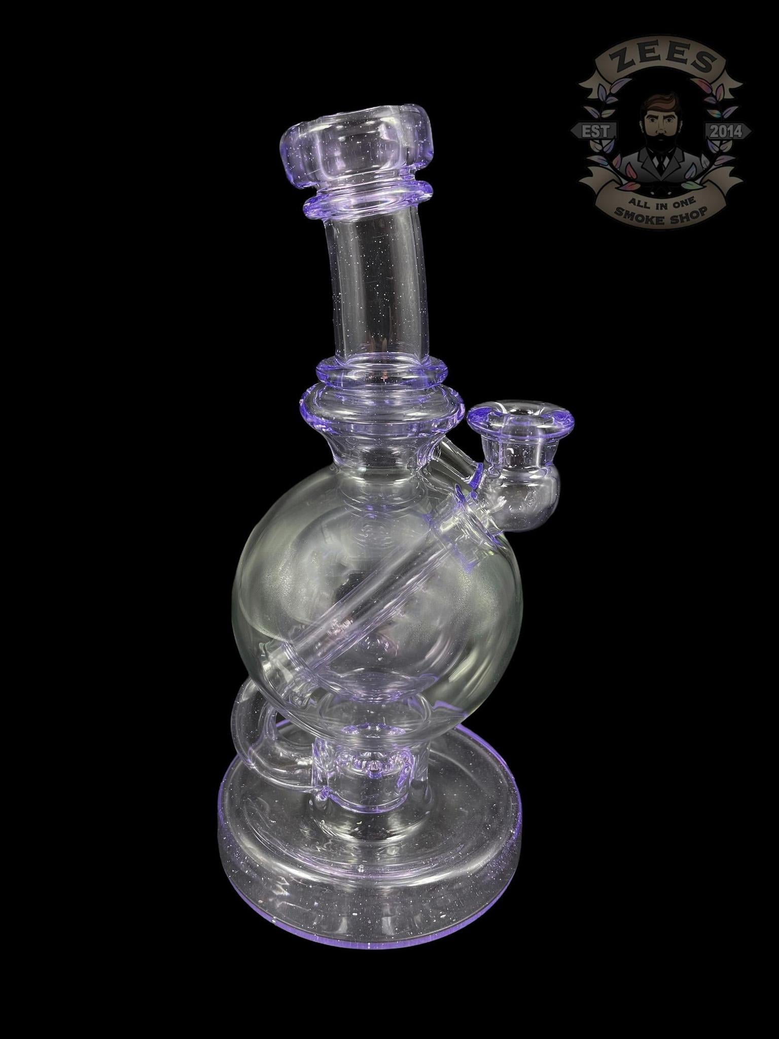 BRENT 503: 8" PURPLE LOLLIPOP BALL RIG W/ MATCHING CAP - Image 3