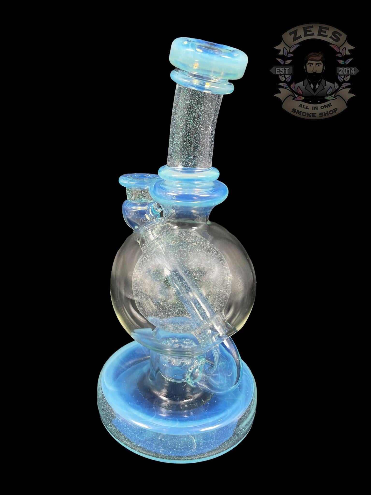 BRENT 503: 8" MOONSTONE CRUSHED OPAL BALL RIG W/ MATCHING CAP - Image 5