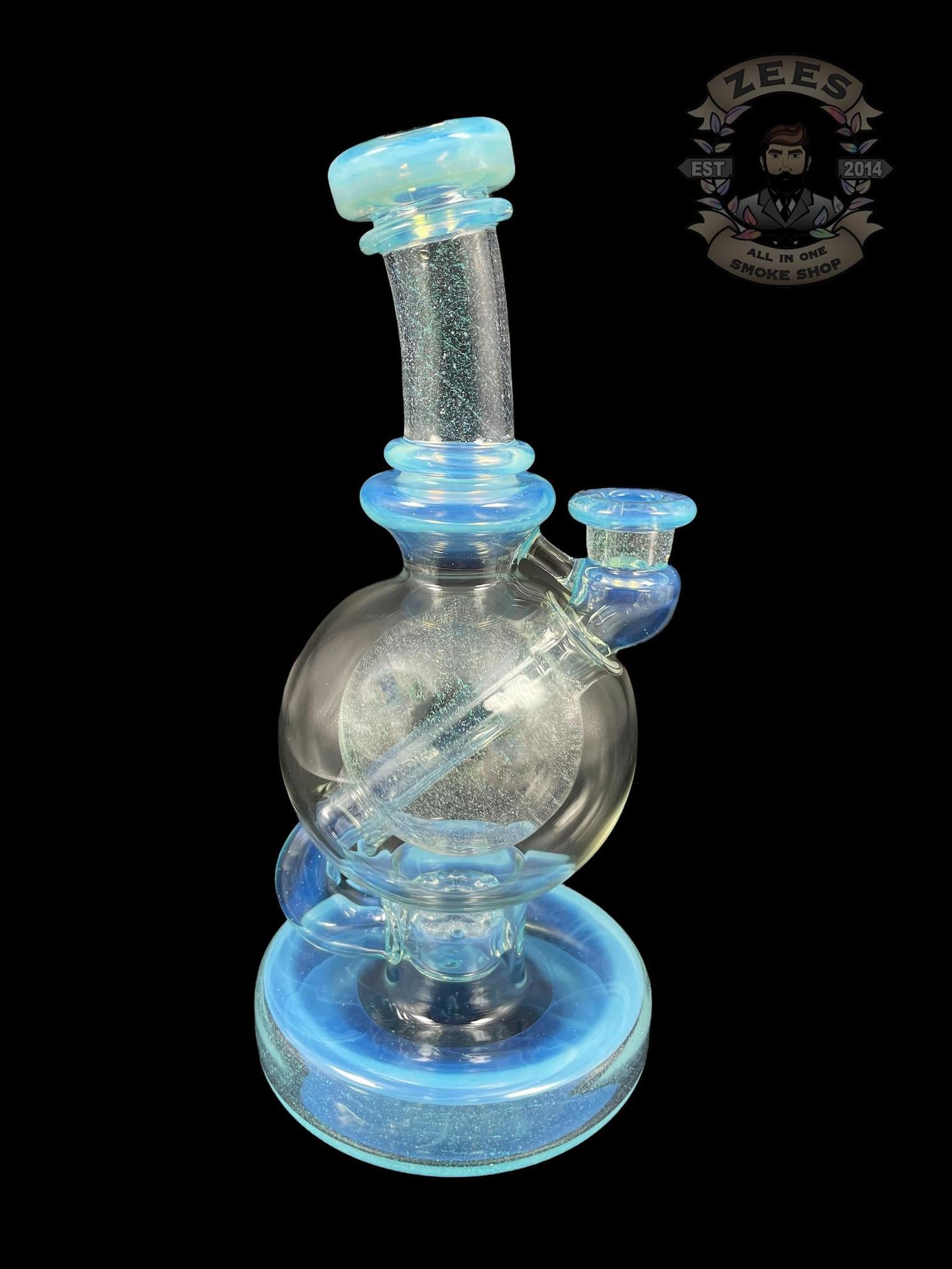 BRENT 503: 8" MOONSTONE CRUSHED OPAL BALL RIG W/ MATCHING CAP - Image 3