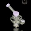 OTW GLASS: PINK LILAC CFL TRIPLE DONUT RECYCLER - Image 5