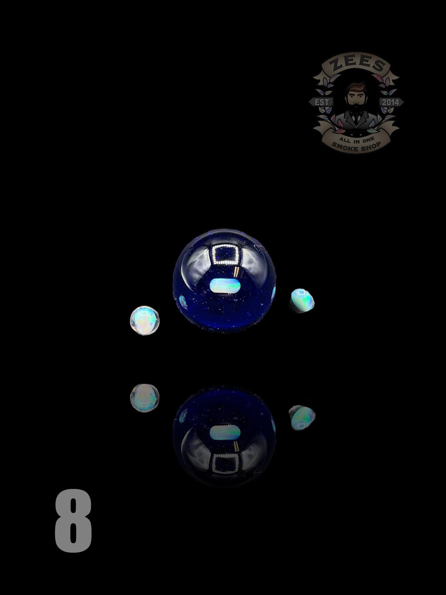 CAPTAIN TOKEZ GLASS: ENCASED OPAL AUTO SPINNER MARBLE SET - Image 9