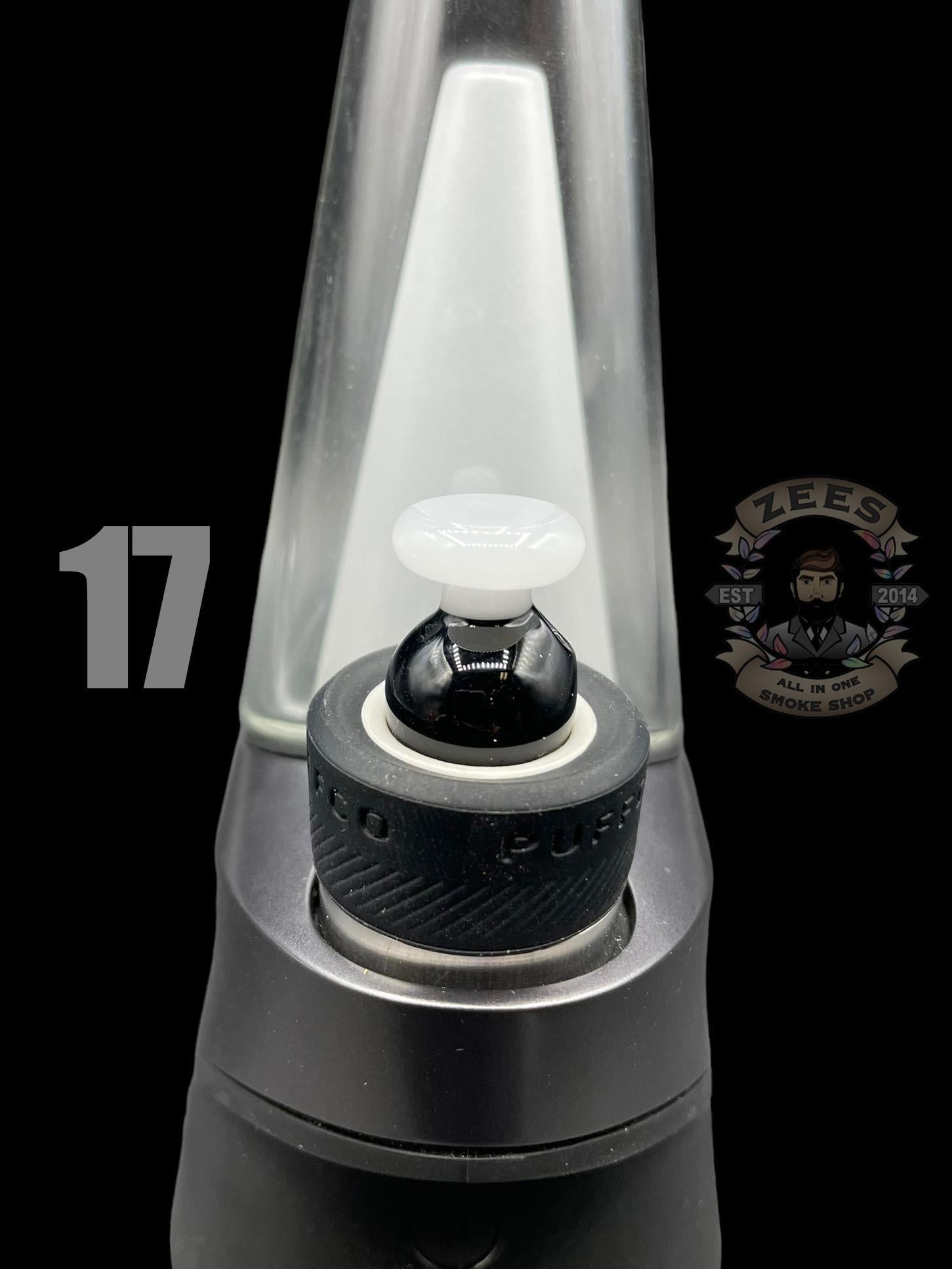 BHORO GLASS: DUAL COLOR PUFFCO PEAK BUBBLE CAP - Image 18