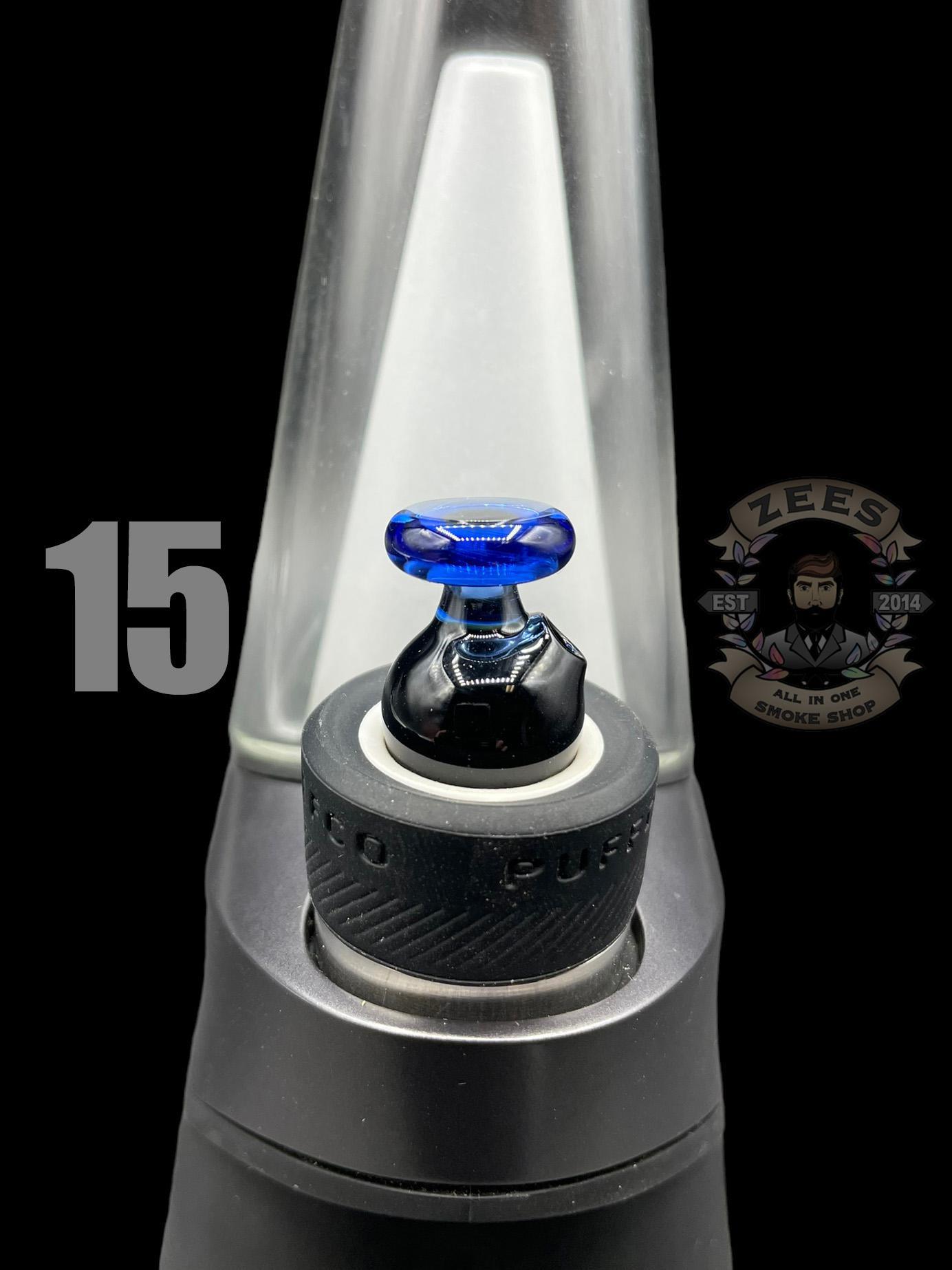 BHORO GLASS: DUAL COLOR PUFFCO PEAK BUBBLE CAP - Image 16