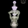 OTW GLASS: PINK LILAC CFL TRIPLE DONUT RECYCLER - Image 2