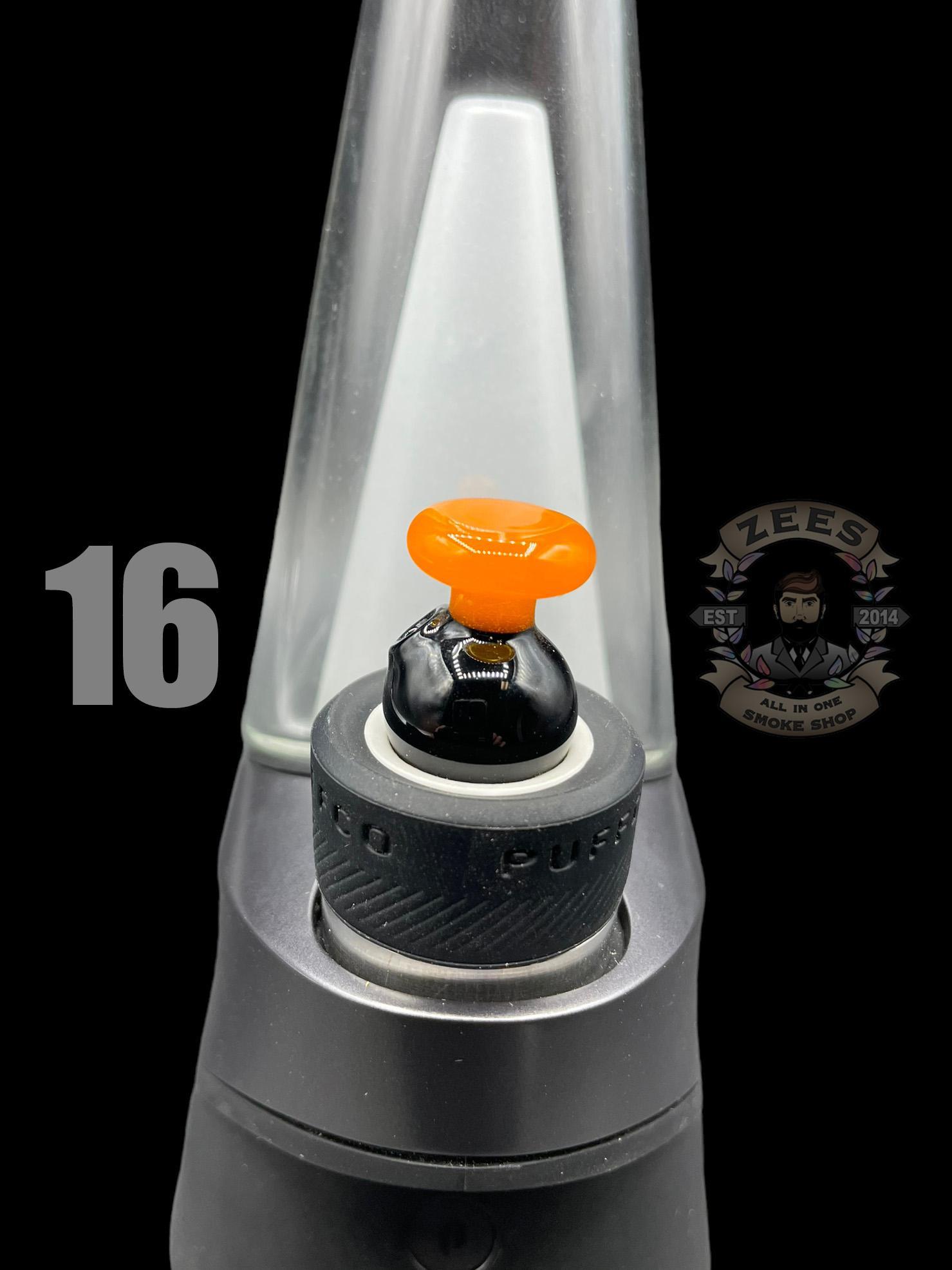 BHORO GLASS: DUAL COLOR PUFFCO PEAK BUBBLE CAP - Image 17