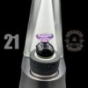 BHORO GLASS: DUAL COLOR PUFFCO PEAK BUBBLE CAP - Image 22