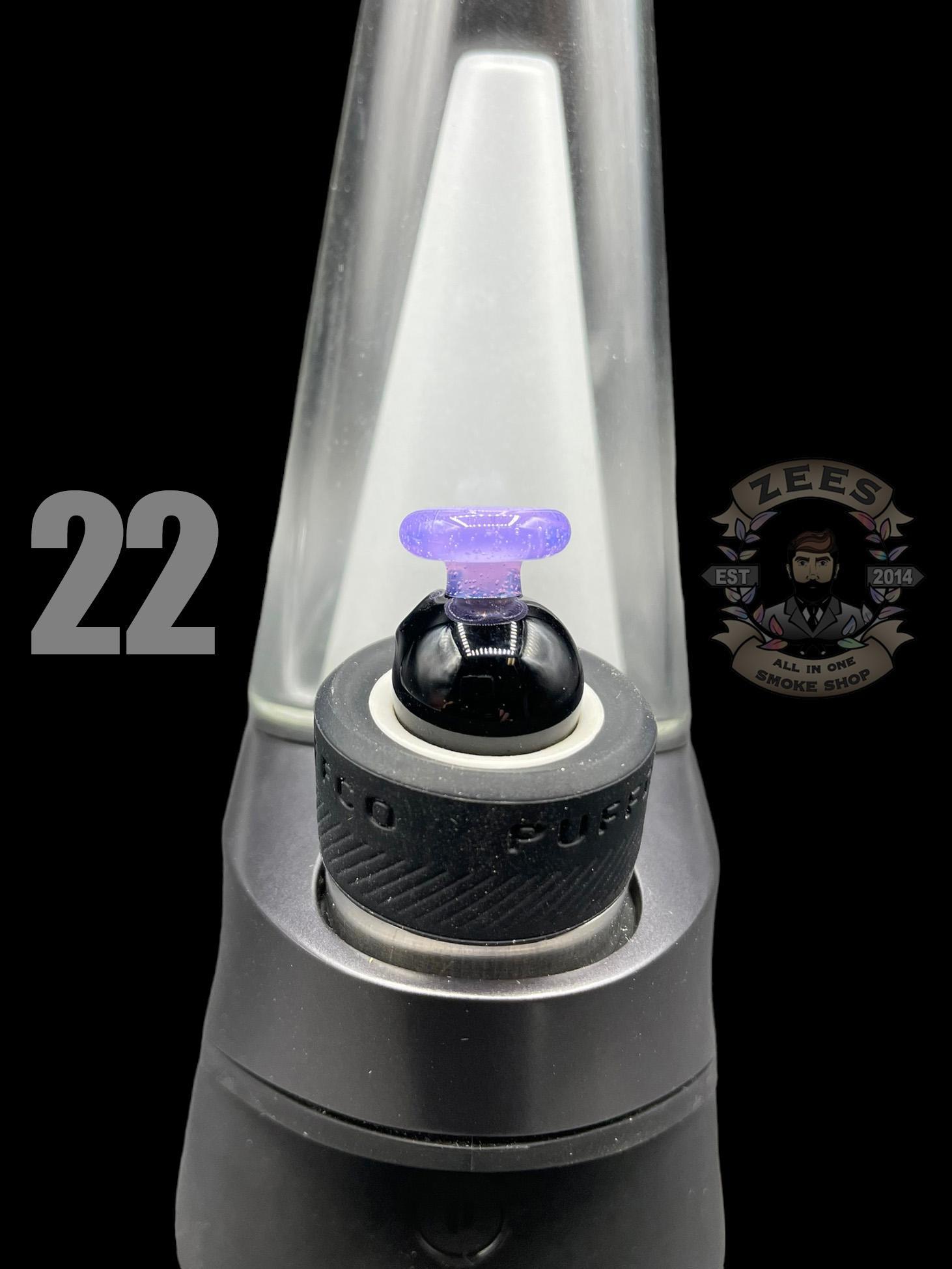 BHORO GLASS: DUAL COLOR PUFFCO PEAK BUBBLE CAP - Image 23