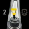 BHORO GLASS: ENCASED OPAL PUFFCO PEAK PRO BALL CAP - Image 3
