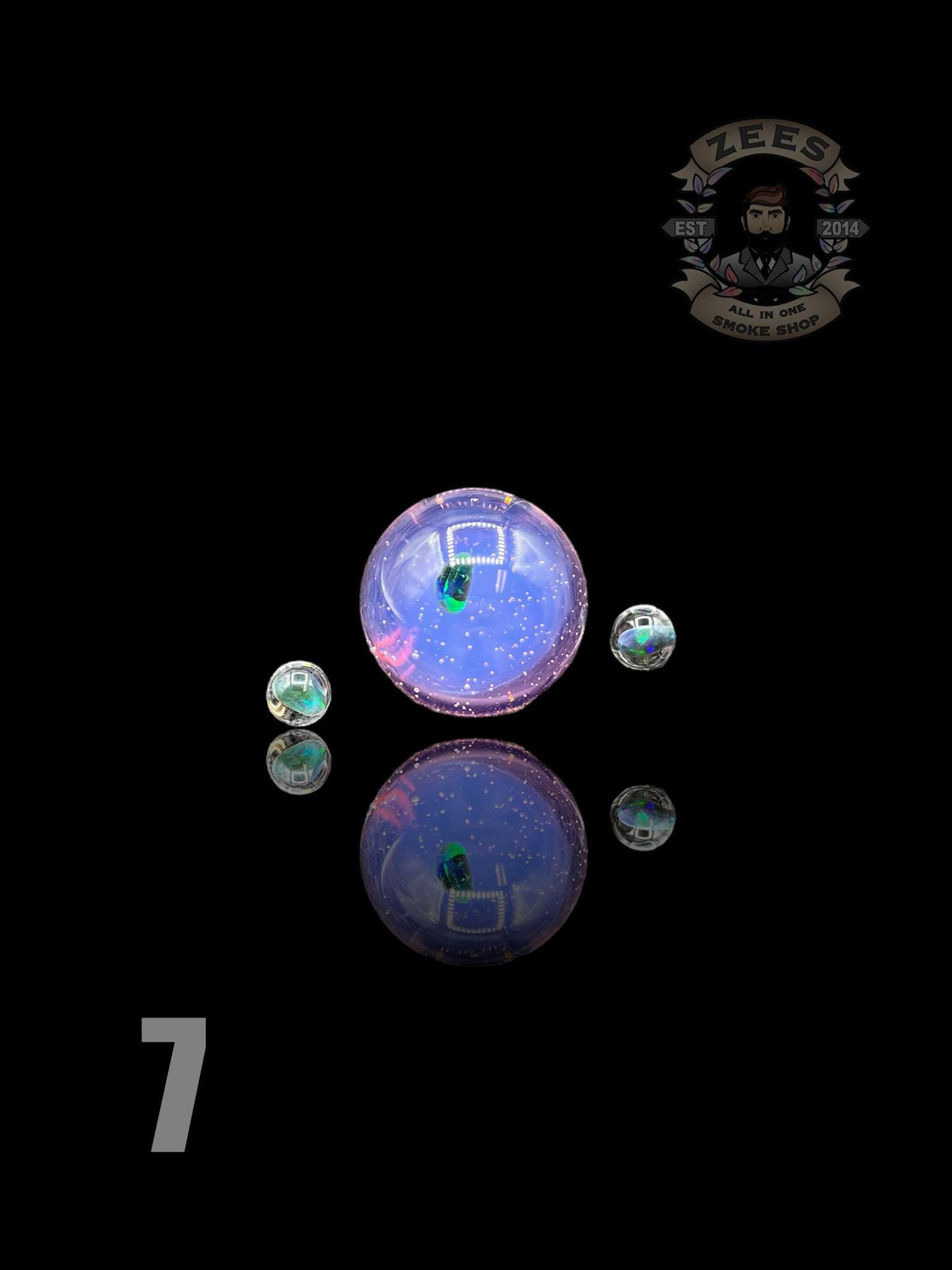 CAPTAIN TOKEZ GLASS: ENCASED OPAL AUTO SPINNER MARBLE SET - Image 8