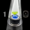 BHORO GLASS: DUAL COLOR PUFFCO PEAK BUBBLE CAP - Image 2