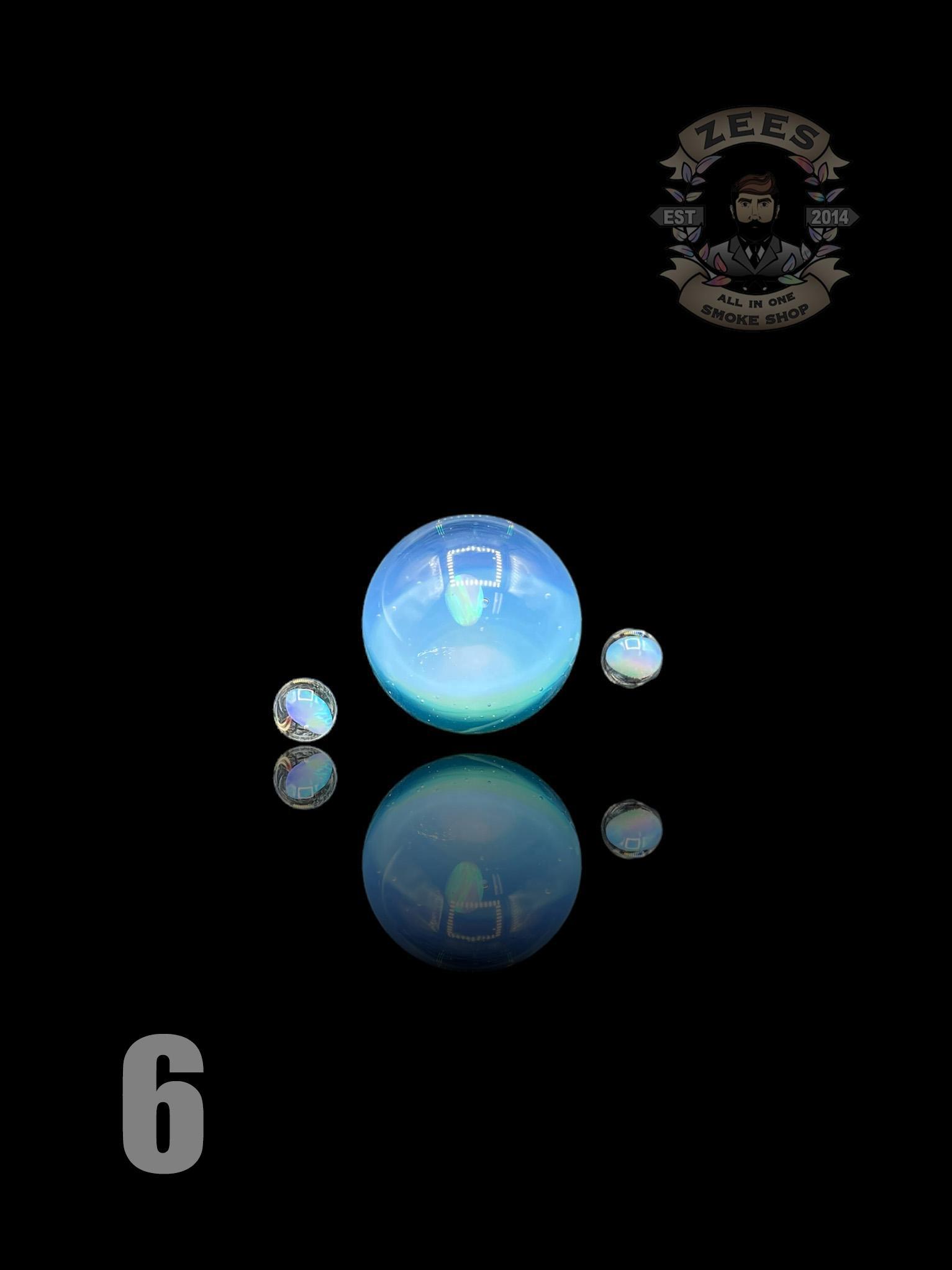 CAPTAIN TOKEZ GLASS: ENCASED OPAL AUTO SPINNER MARBLE SET - Image 7