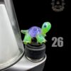 CHEVELLE GLASS: CRUSHED OPAL TURTLE PUFFCO PEAK PRO BALL CAP (25-48) - Image 4