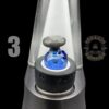 BHORO GLASS: DUAL COLOR PUFFCO PEAK BUBBLE CAP - Image 4