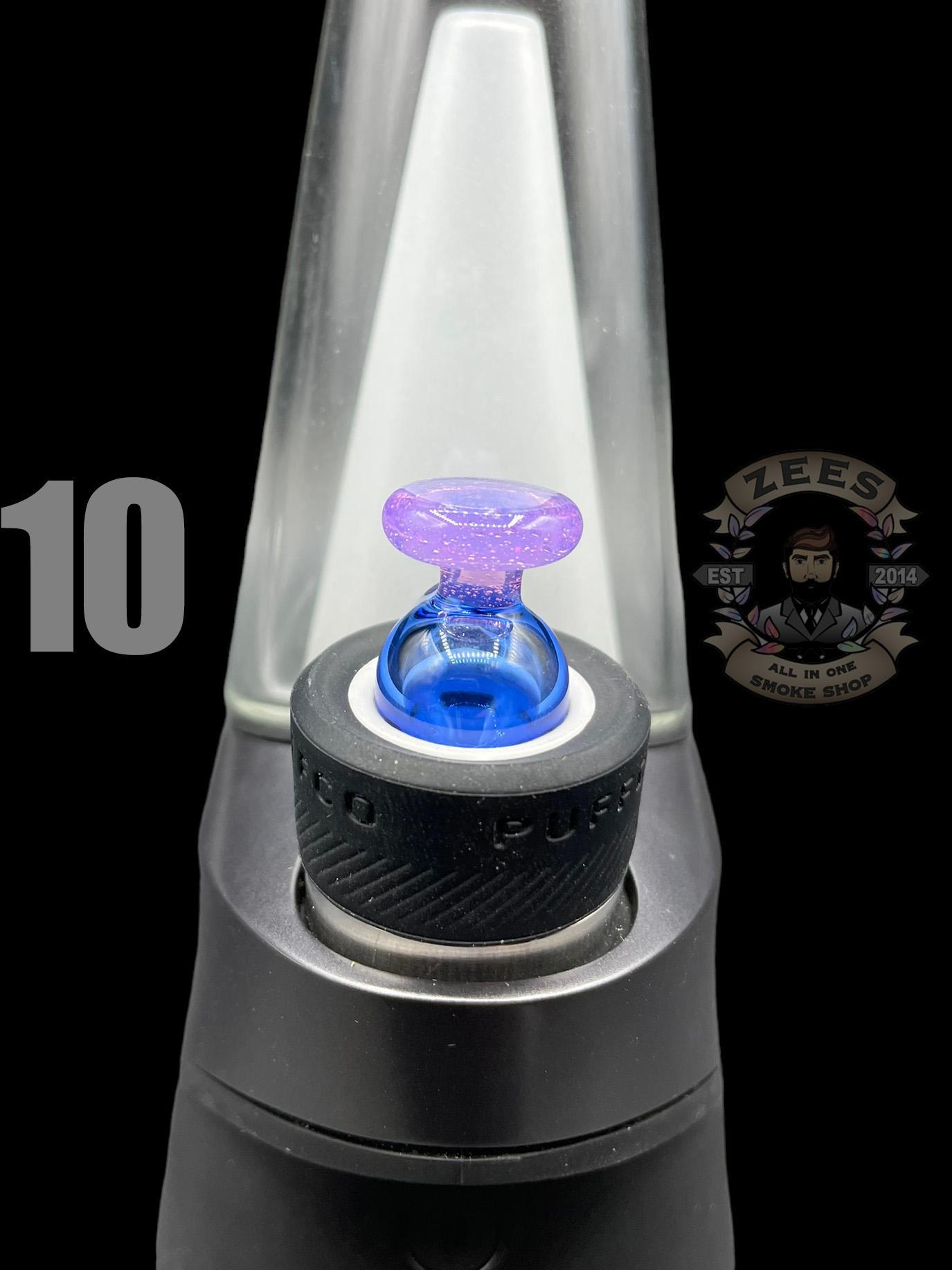 BHORO GLASS: DUAL COLOR PUFFCO PEAK BUBBLE CAP - Image 11