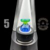 BHORO GLASS: DUAL COLOR PUFFCO PEAK BUBBLE CAP - Image 6