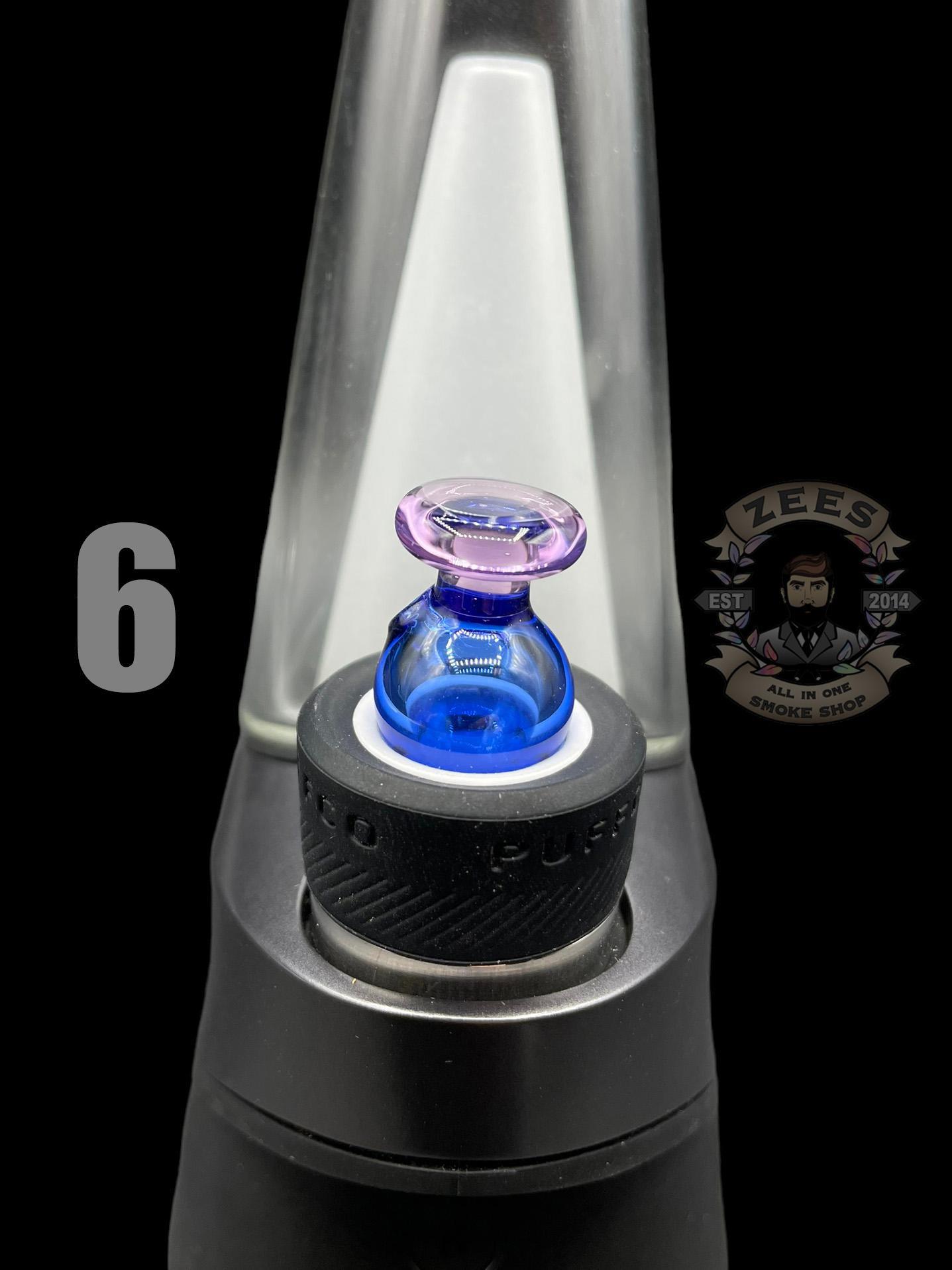BHORO GLASS: DUAL COLOR PUFFCO PEAK BUBBLE CAP - Image 7