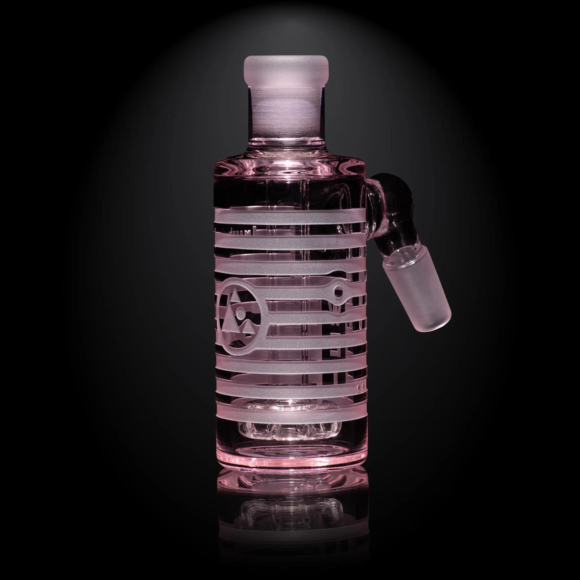 MILKY WAY GLASS: PINK 90 DEGREE WET ASH CATCHER