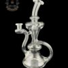 MATT D GLASS: CLEAR DUAL UPTAKE FLOATER RECYCLER #2 - Image 2