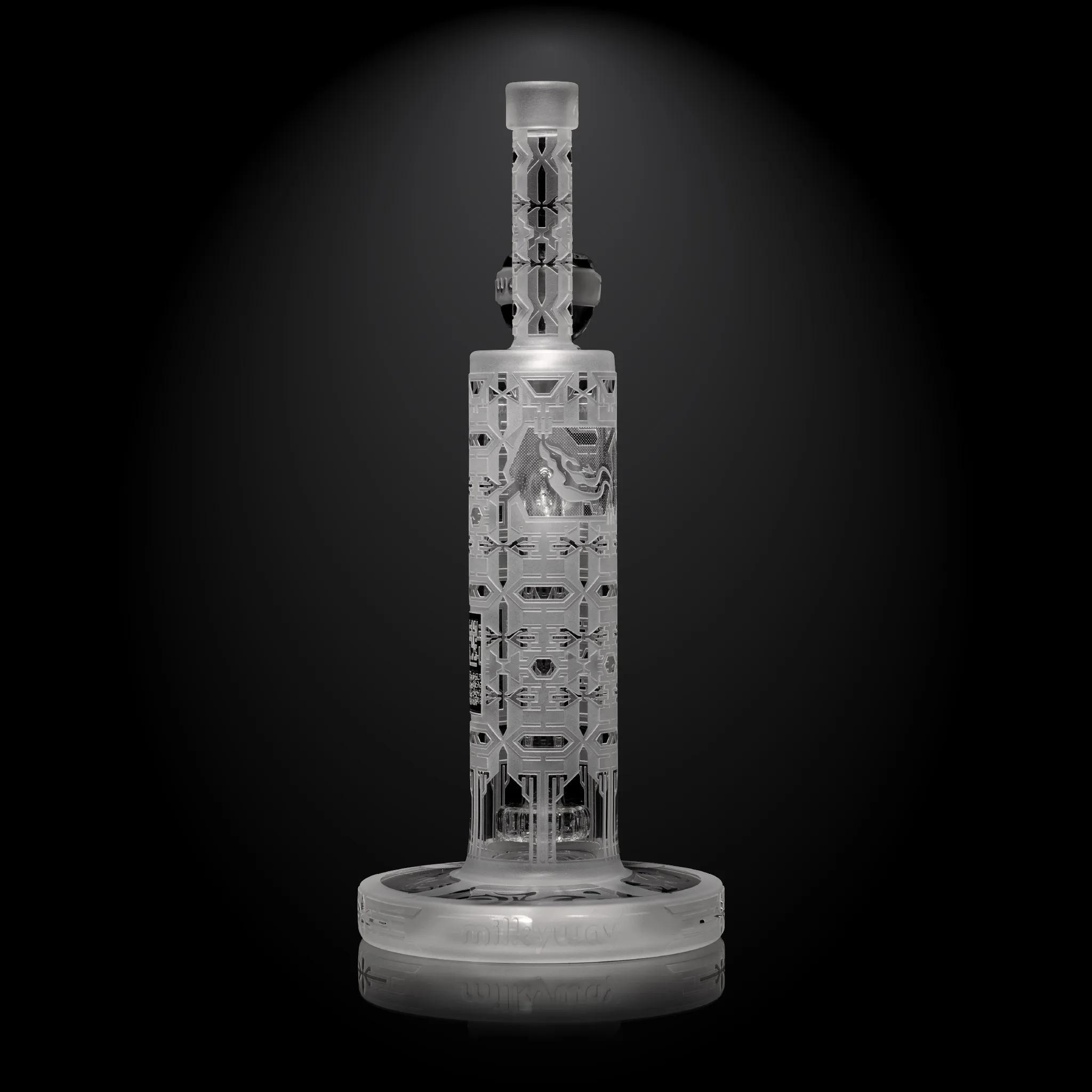 MILKY WAY GLASS: DARK MATTERT GENERATOR 11" DAB RIG- CLEAR (MK-1314) - Image 4