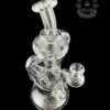 MATT D GLASS: CLEAR DUAL UPTAKE FLOATER RECYCLER #5 - Image 4